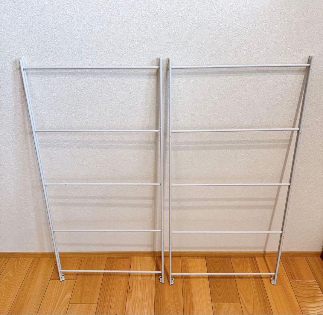 無印良品 ステンレスユニットシェルフ ワイヤーバスケット 4段 - メルカリ