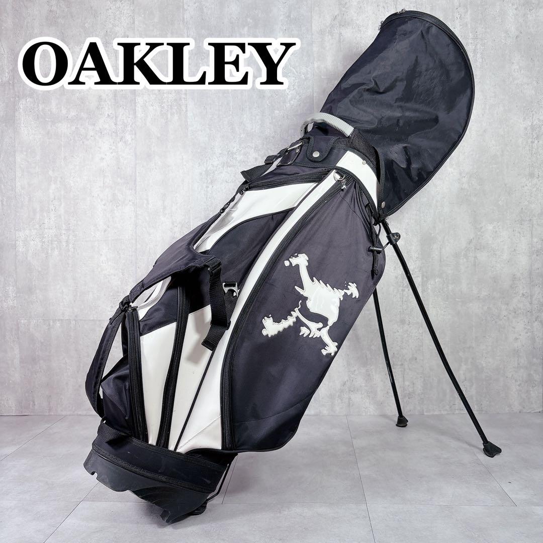 V527 OAKLEY オークリー スタンド キャディバッグ ブラック ゴルフ オークリー OAKLEY キャディバッグ メンズ スタンド 軽量 ゴルフ