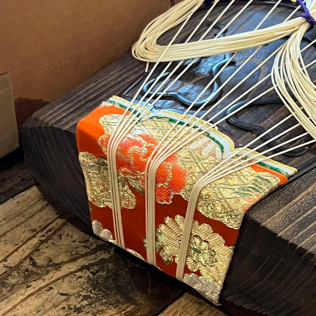 琴 お筝 筝 弦楽器 和楽器 13弦 小川謹製 184㎝ 弦楽器 箱入り