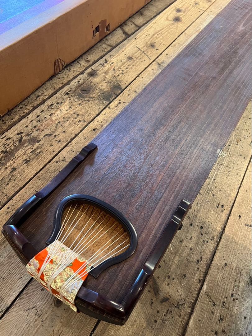 琴 お筝 筝 弦楽器 和楽器 13弦 小川謹製 184㎝ 弦楽器 箱入り