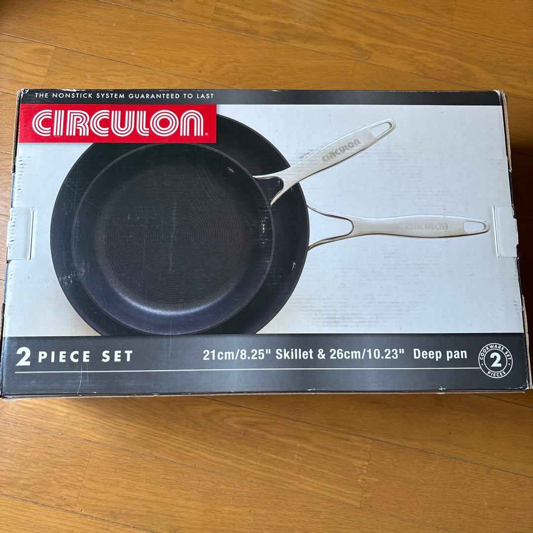 新品未使用＊CIRCULON フライパン21cm、ガラス蓋付ディープパン26cm 楽天市場】フライパン 26cm ガラス蓋付き carina カリーナ IH対応[ガス