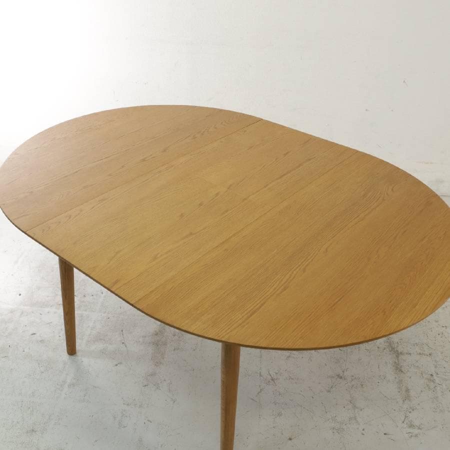 値下 展示美品 24年ウニコ ブレナ エクステンションテーブル Φ1100