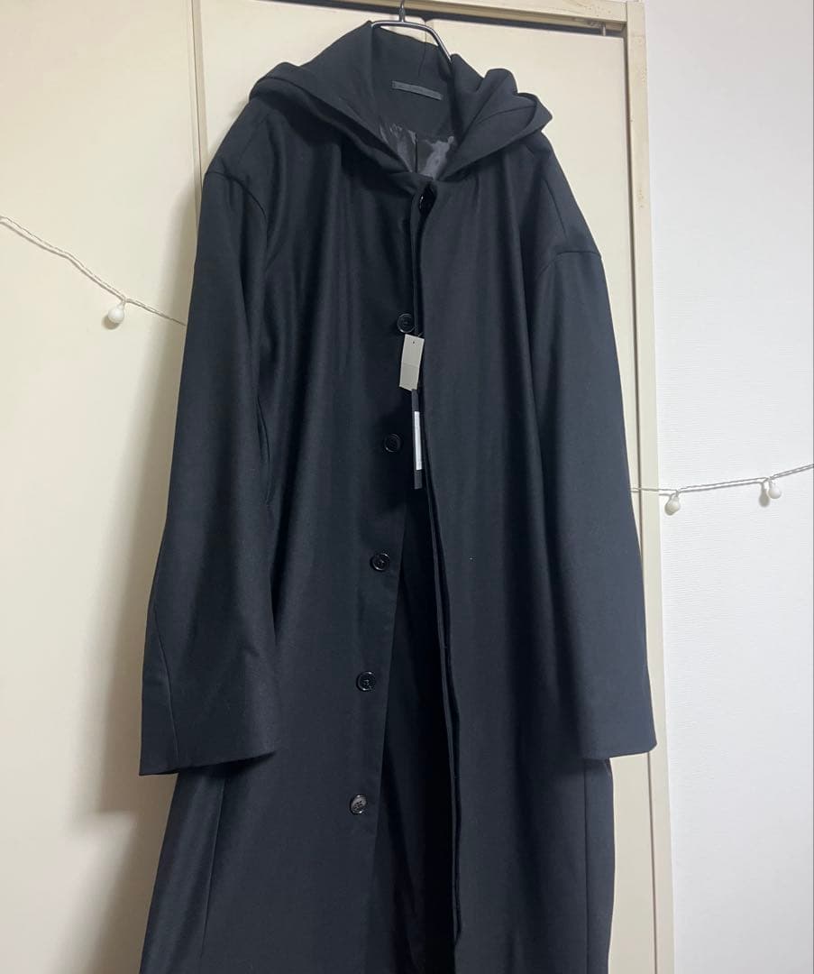 juha EXTREME OVER HOODED COAT BLACK - メルカリ