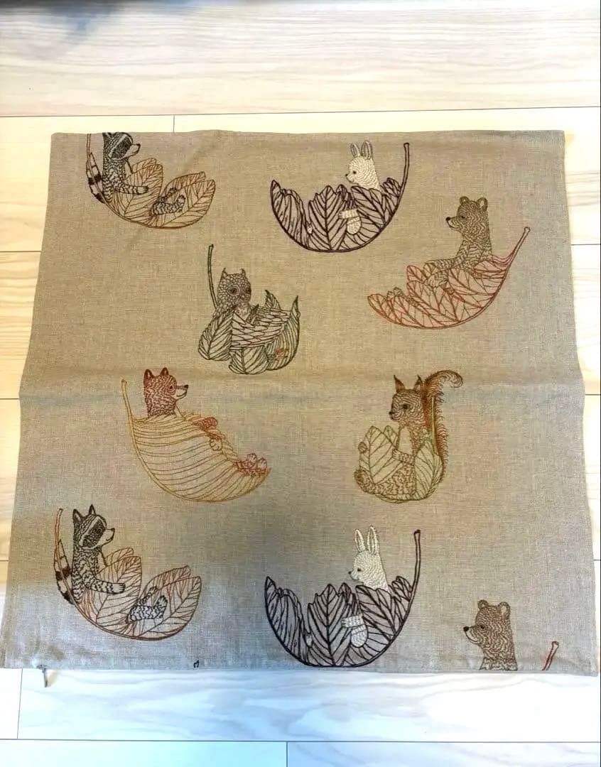 【新品】 Coral&Tusk コーラルアンドタスク クッションカバー CORAL&TUSK [Cats Pillow] 猫9匹 クッションカバー 40x40cm(コーラル