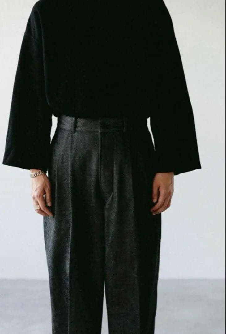 Schuray Black Denim Trousers SR-03