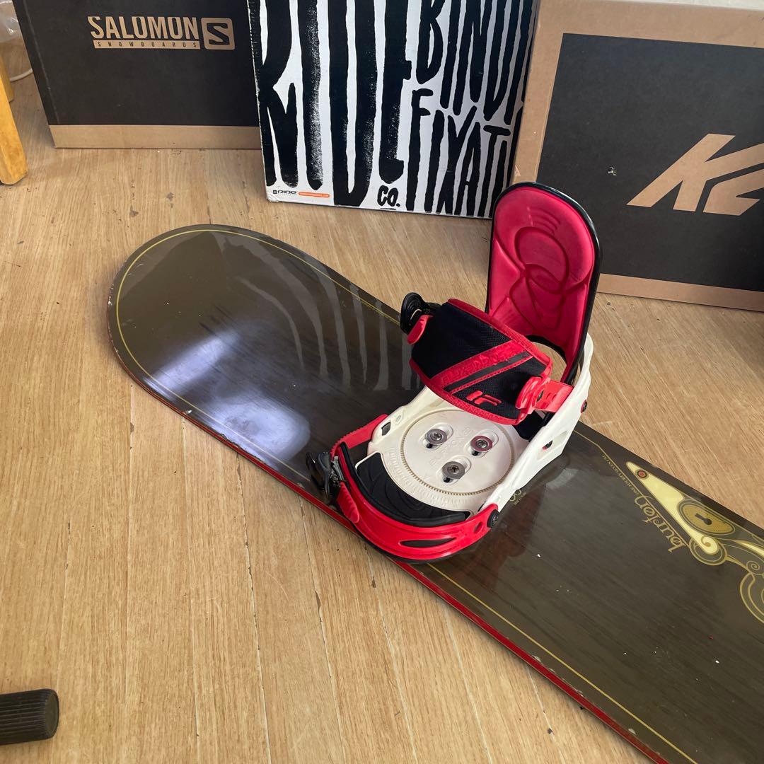 BURTON×FLUX バートン バインディング付 フラックススノー
