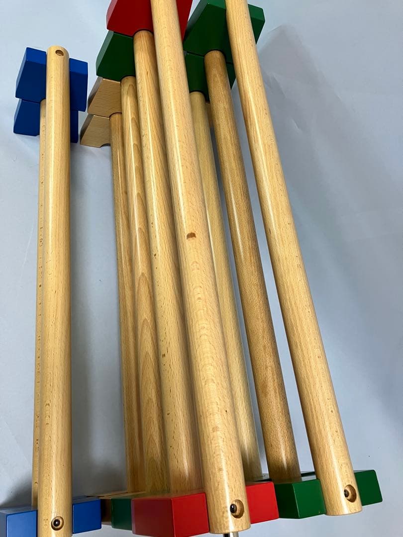 ≪美品≫カラー運動棒(10本組) マスセット株式会社 71355 ≪