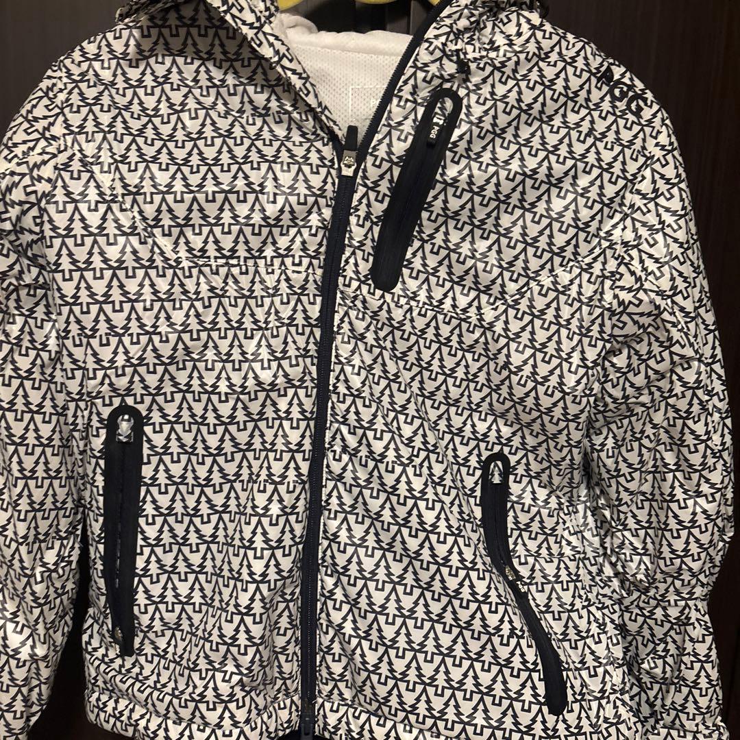 パーリーゲイツ セットアップ。とても暖かくかわいい大変美品 防寒白黒