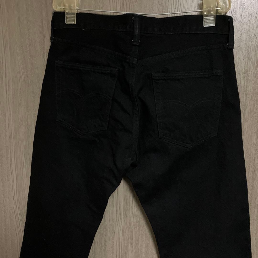 《新春SALE》THE FLAT HEAD デニム　ブラック　size L