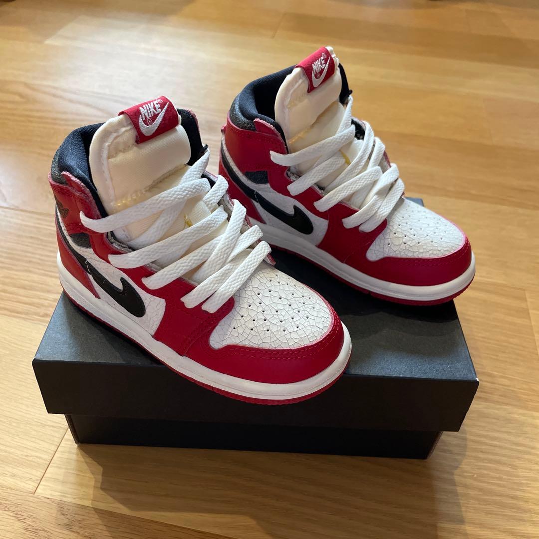 Nike TD Air Jordan 1 High OG ナイキ　ジョーダン JORDAN BRAND JORDAN 1 RETRO HIGH OG (TD) VARSITY RED/BLACK-SAIL