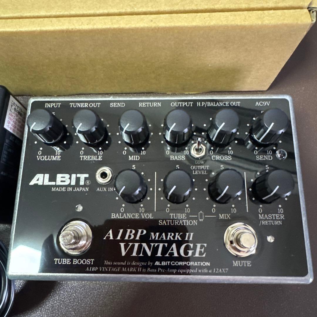 ALBIT A1BP MARK II VINTAGE ベースプリアンプ ALBIT ( アルビット ) A1BP VINTAGE MARKII 送料無料 | サウンドハウス