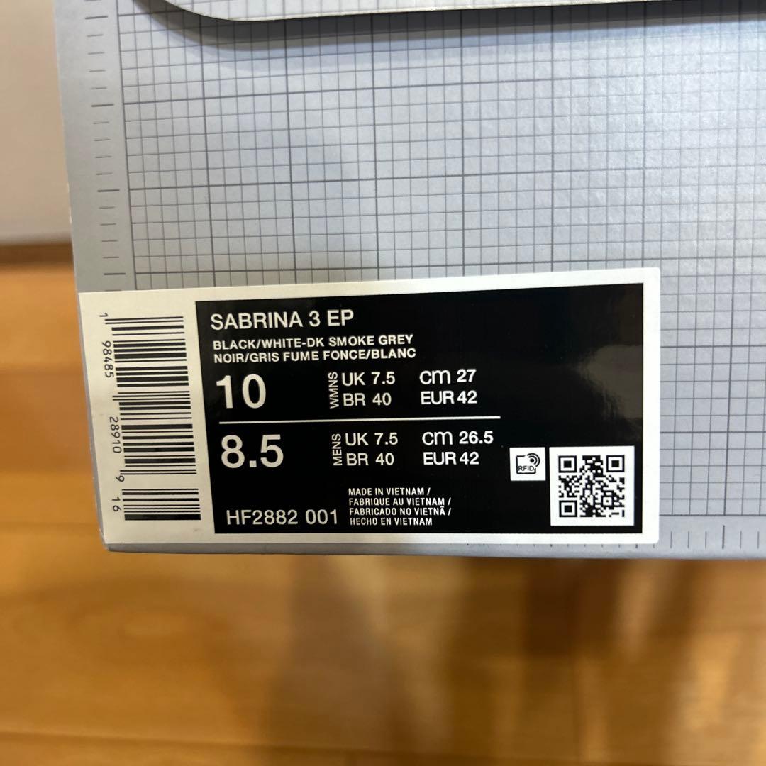 サブリナ3 WMNS 27.0cm MENS26.5cm 新品未使用