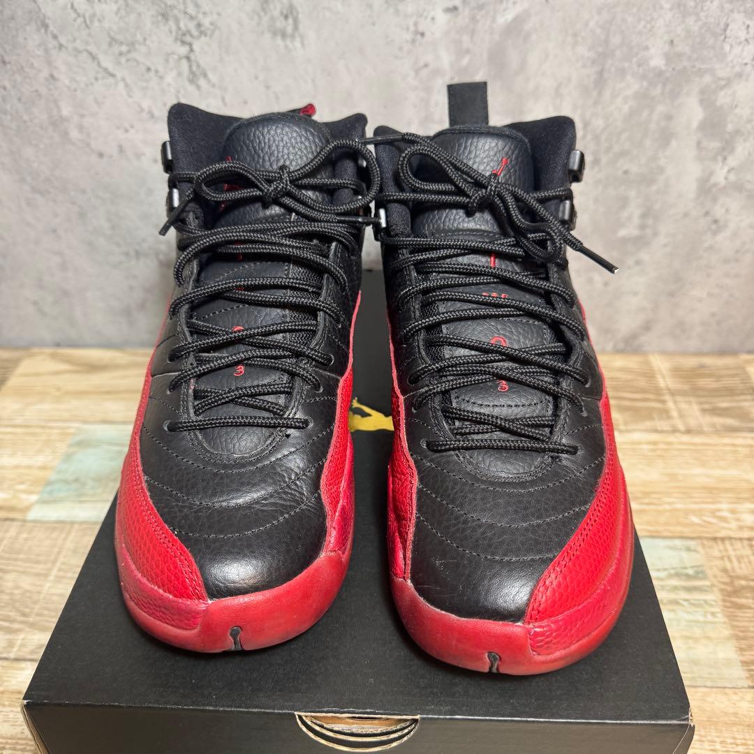 NIKE AIR JORDAN 12 レトロ 6Y ブラック×レッドの通販｜www.myxop.com