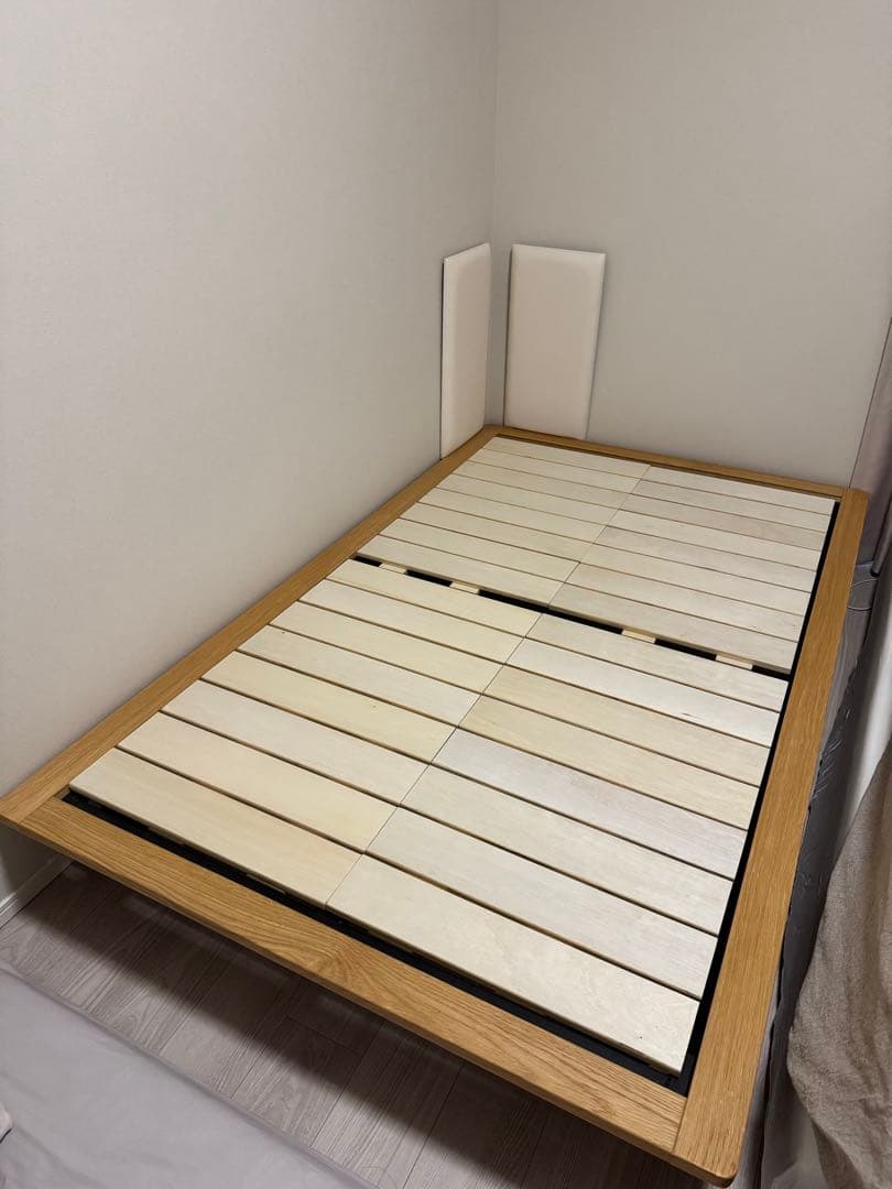 【無印】ベッドフレーム セミダブル（20cm足付き） スチールベッドフレーム セミダブル | 無印良品