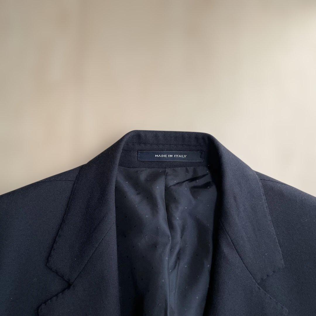 サイズ46 タリアトーレ イタリア製 ネイビー テーラードジャケット