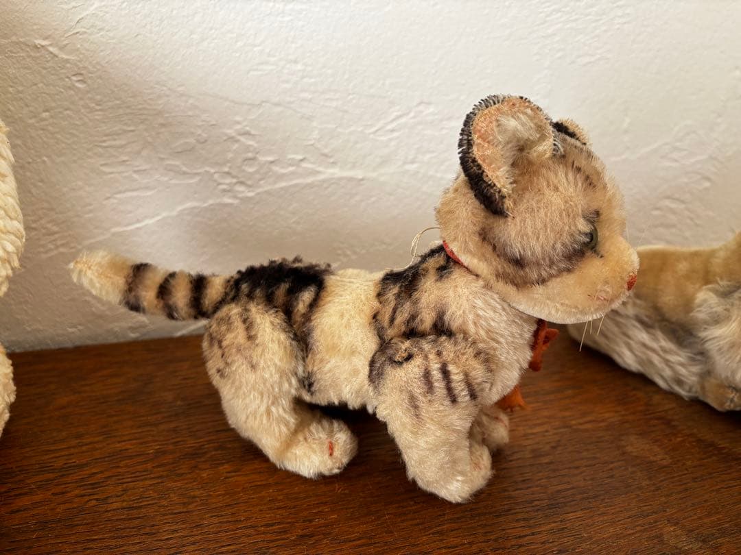 オランダ 蚤の市 シュタイフ 猫 ぬいぐるみ