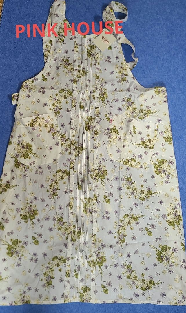 PINK HOUSE ピンクハウス　花柄エプロン PINK HOUSE ピンクハウス 花柄エプロン ピンクハウスのエプロン