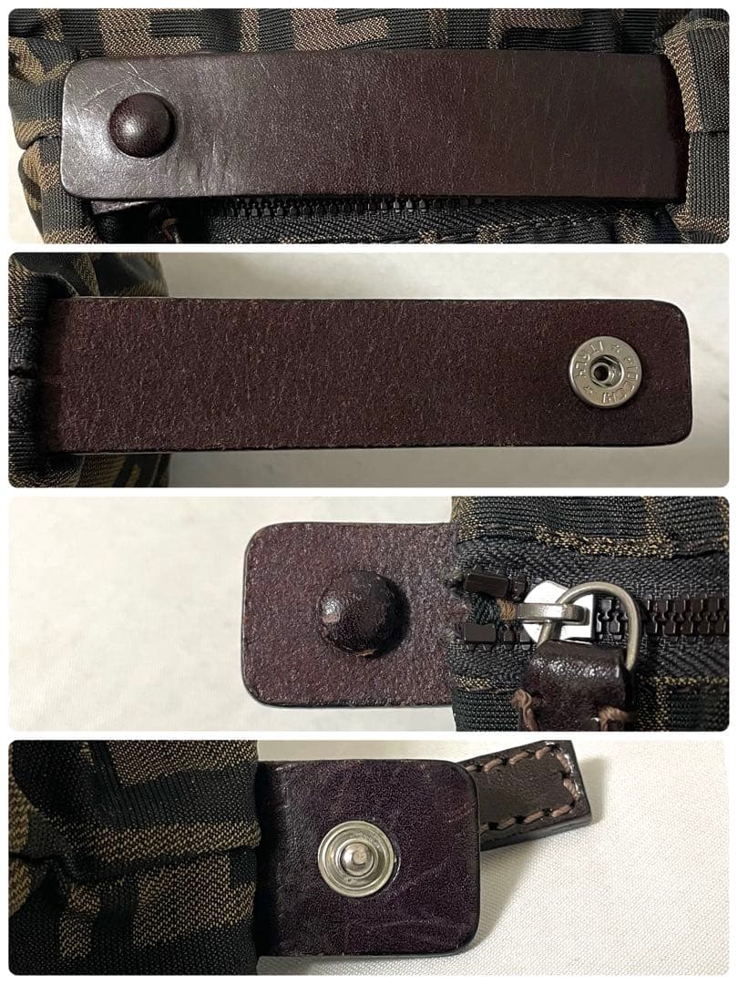 美品】FENDI ミニバニティバッグ アクセサリーポーチ ズッカ FF - メルカリ