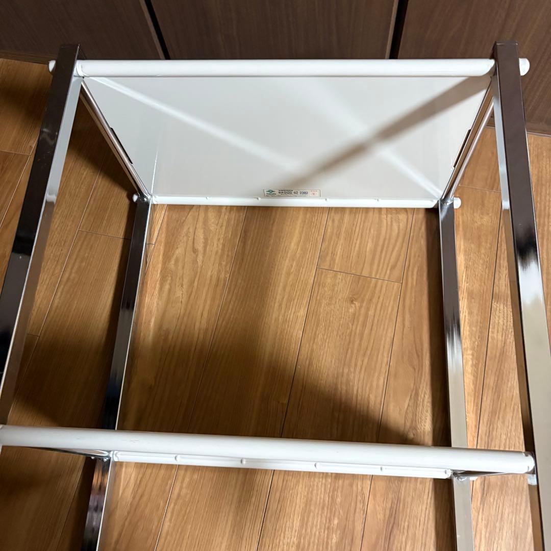 美品 高田ベッド ワーゴンキャスター付 院内設備 医療用 収納 2段式