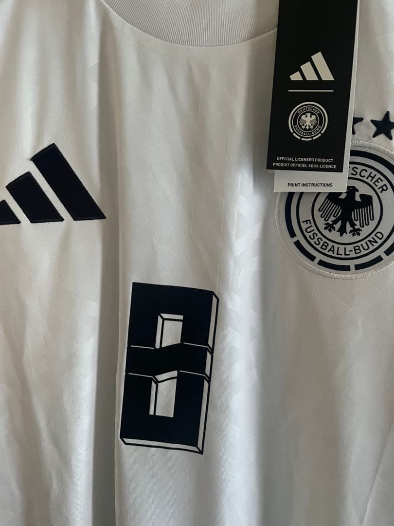 ドイツ代表 2024 正規品 ♯8 クロース ￼ ホームユニフォーム XL