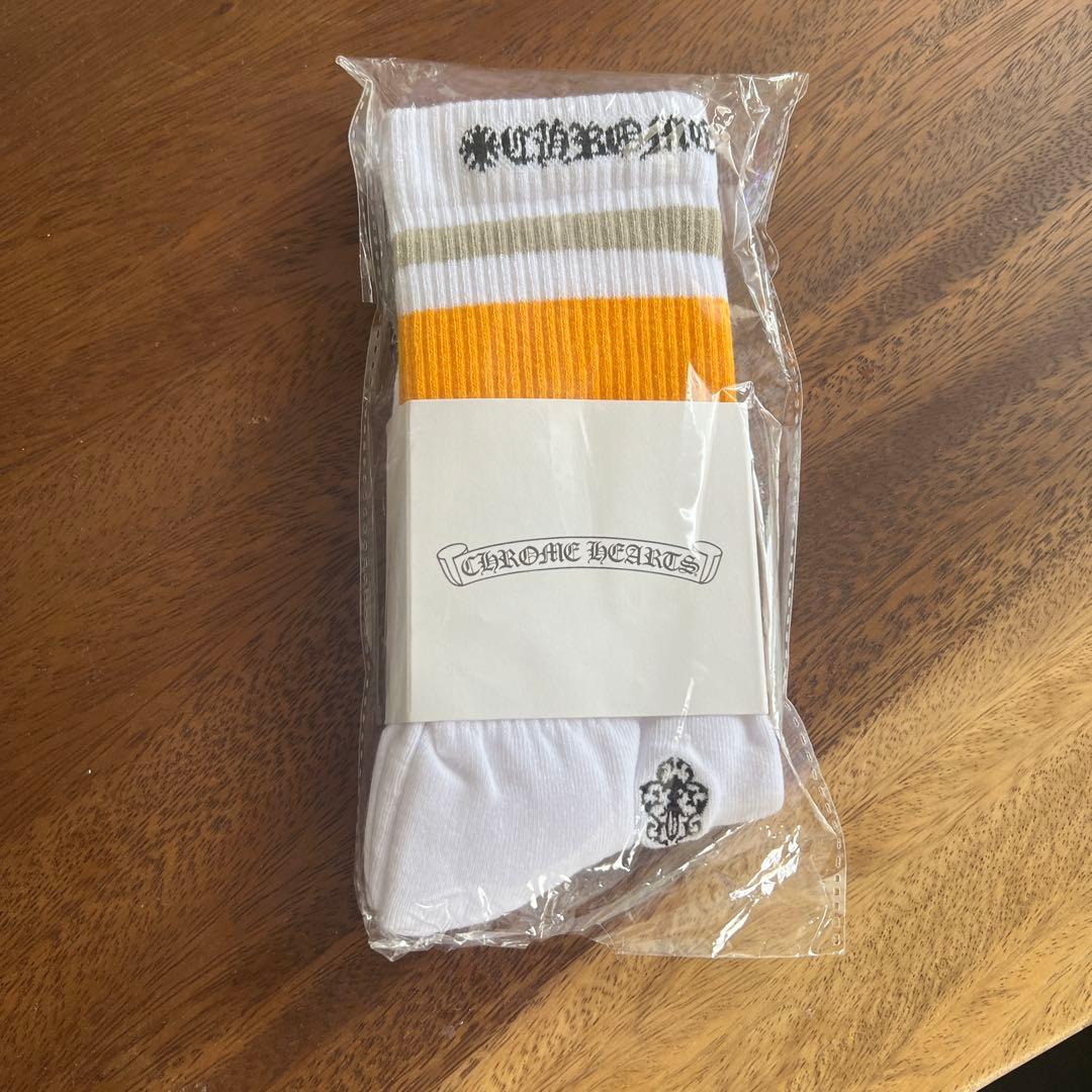 CHROME HEARTS ユニセックス　ストライプソックス サイズS 靴下 楽天市場】CHROME HEARTSClassic Stripe Socks - Green / Yellowクロム