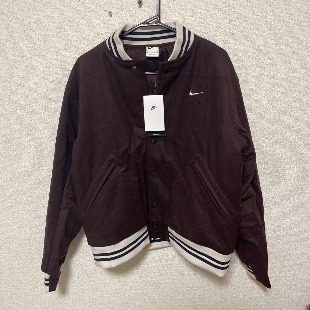 新品未使用‼️NIKE ナイキ　オーセンティックス メンズ バーシティ ジャケット セール】ナイキ メンズ バーシティ ジャケット / Nike Men's Varsity