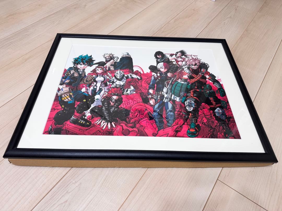 僕のヒーローアカデミア　複製原画 新品未開封品 描き下ろしビジュアル使用！ヒロアカのキャラクターが立体アートで登場