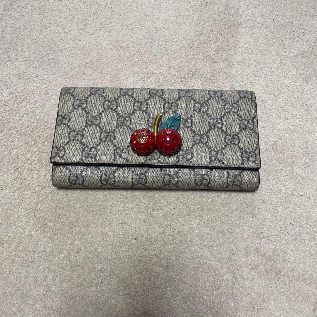 Gucci チェリー装飾 長財布 | 激安通販のイーサプライ