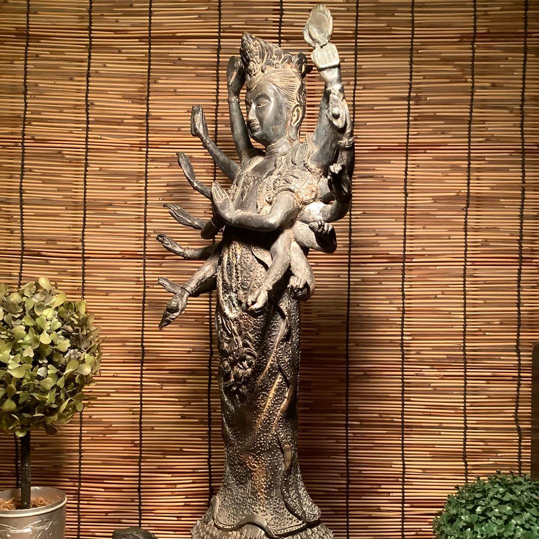 駒谷天藏様売約keep・中国チベット「亀上・千手千眼觀世音菩薩」