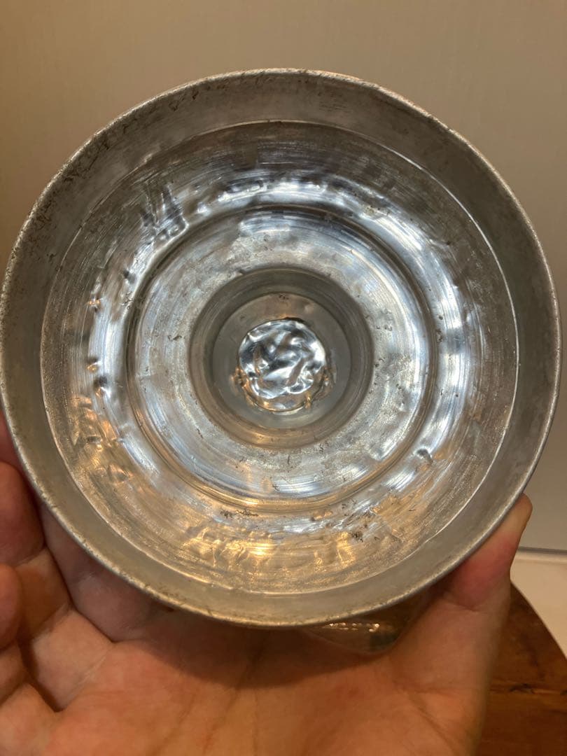 存在感抜群！当時物のジュース味覚糖のアルミ蓋付き駄菓子瓶◇