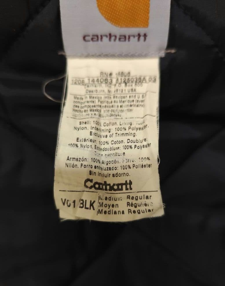 Carhartt ダッグベスト クロスボーン Fade Black M-R - メルカリ
