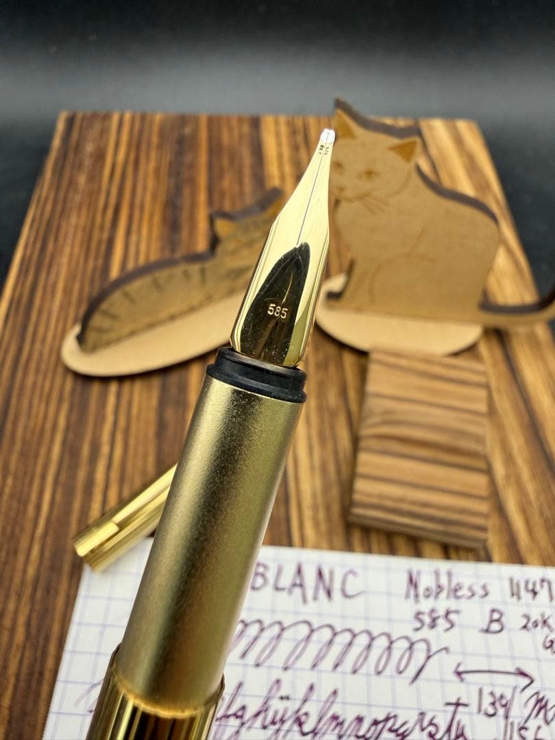 MONTBLANC 万年筆 ノブレス NO.1147 20K G.P レアB MONTBLANC www