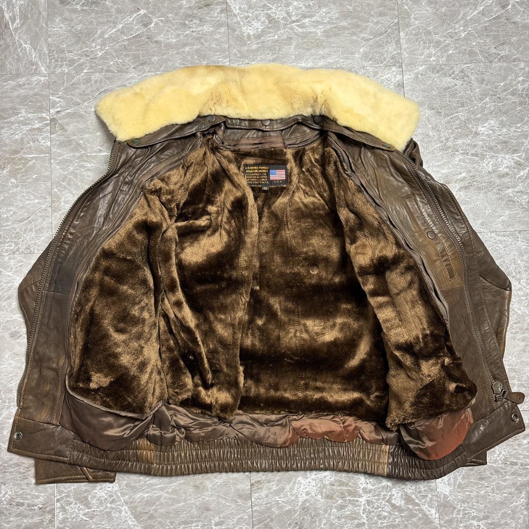 名作 G1 AeroCraft USA Flight Jacket 40 ボア付 - メルカリ