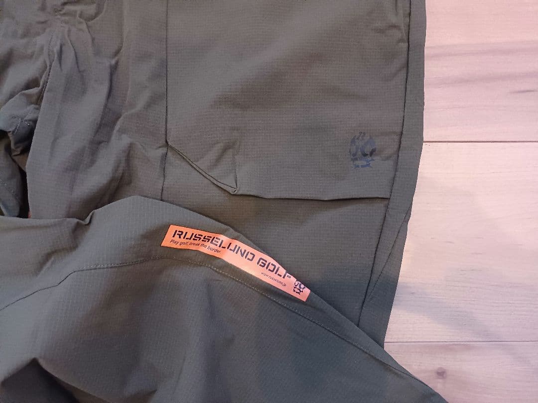 ラッセルノゴルフ ドライ スラックス ロングパンツ カーキ サイズ7 2XL
