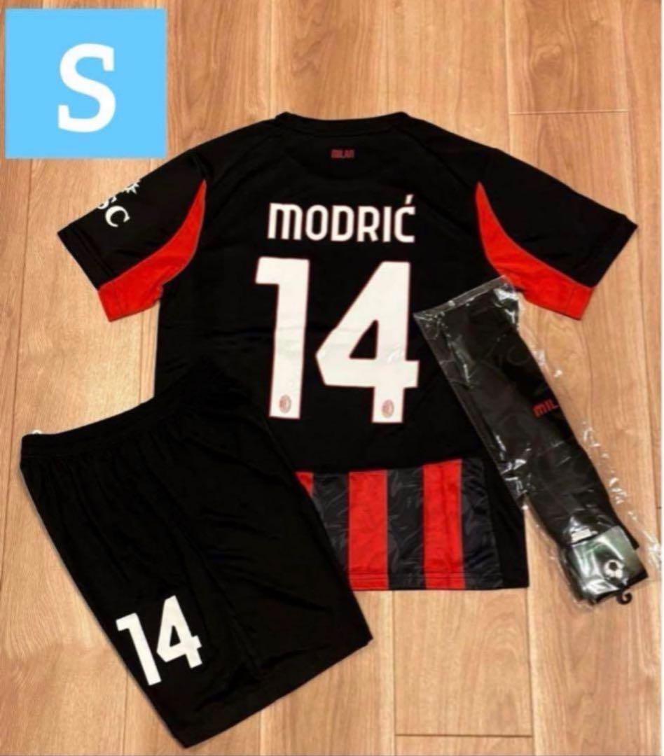 Sサイズ】モドリッチ ACミラン最新モデル ホームユニフォーム ソックス