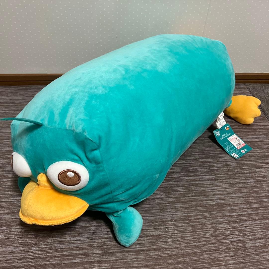 カモノハシ ペリー BIG クッション もちもち - メルカリ