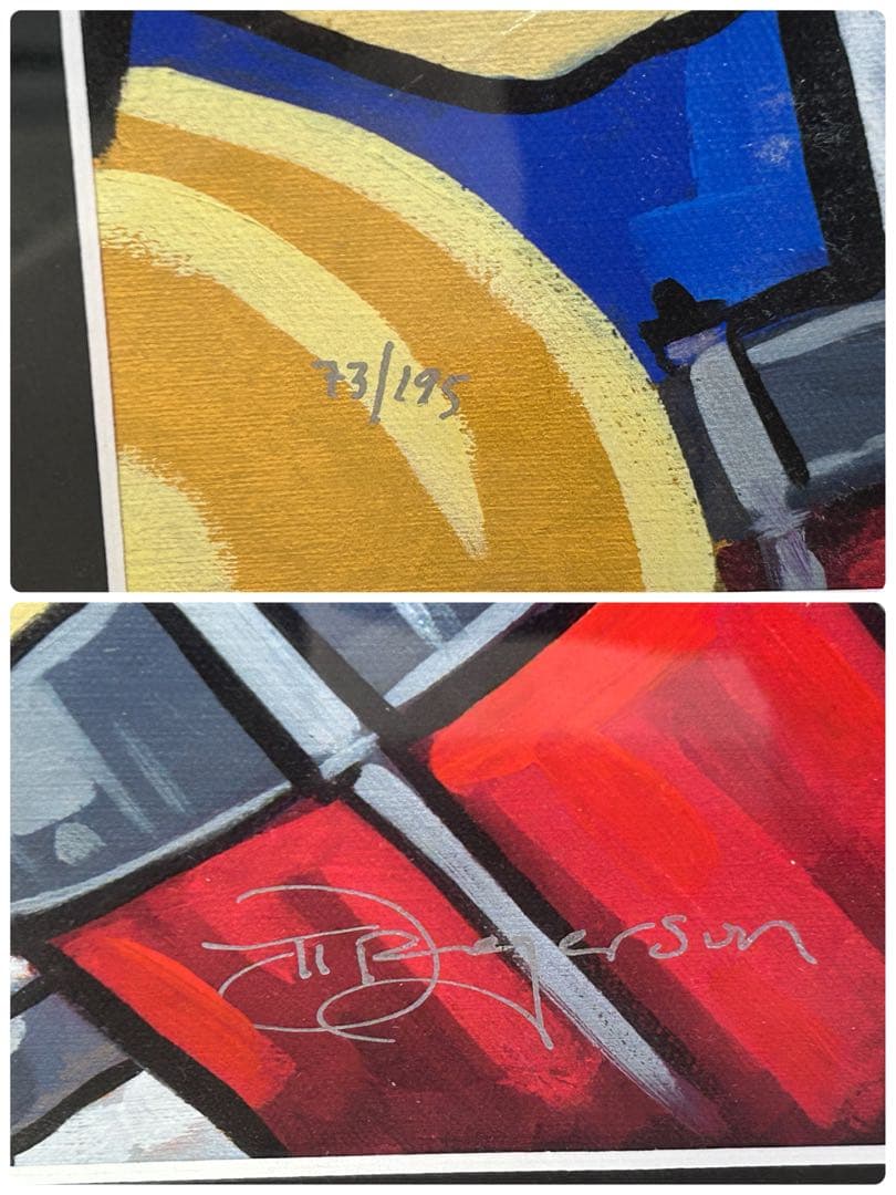 【真作】ティム・ロジャーソン デイジー＆ドナルドジャズ 保証書付　-288