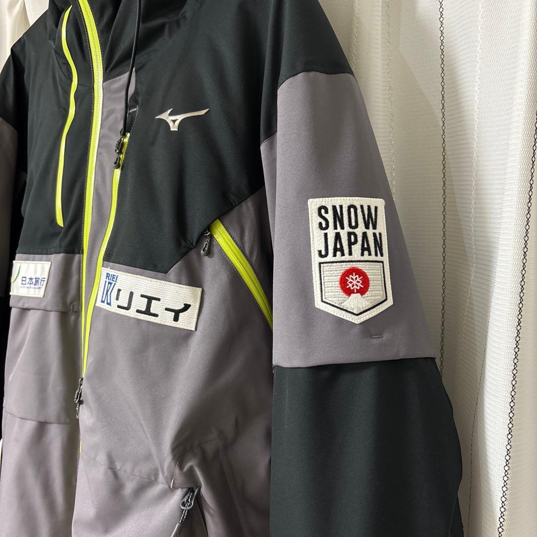 美品【MIZUNO】SAJ スキーウェア上下 SNOW JAPAN