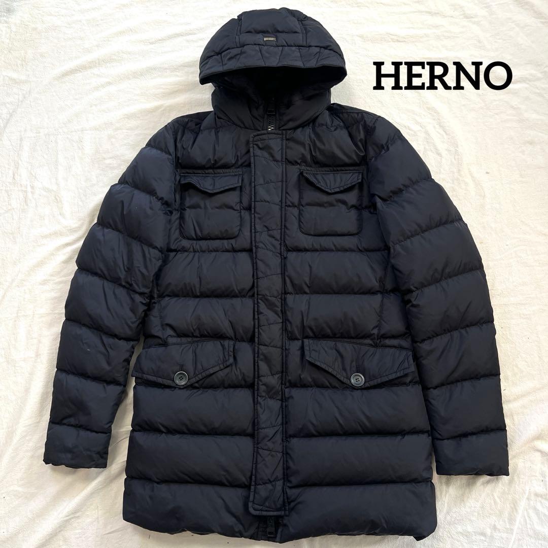 ヒロアラン✴︎HERNOダウンコート HERNO（ヘルノ） 【並行輸入品】ヘルノ ダウンコート ダウンチェスター