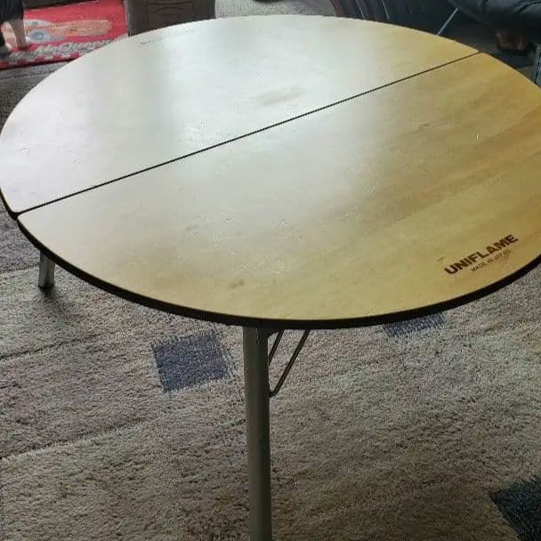 UNIFLANE(ユニフレーム) アウトドアテーブル 廃盤 ラウンドZATAKU