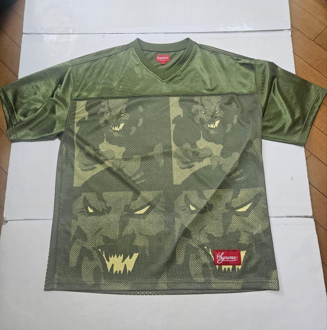 Supreme Ronin Football Jersey Olive Lサイズ | Shop at Mercari from