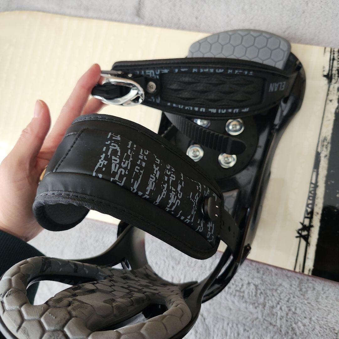 スノーボード3点(ボードK2、ビンディングELAN、ケース)158㎝ 送料込み