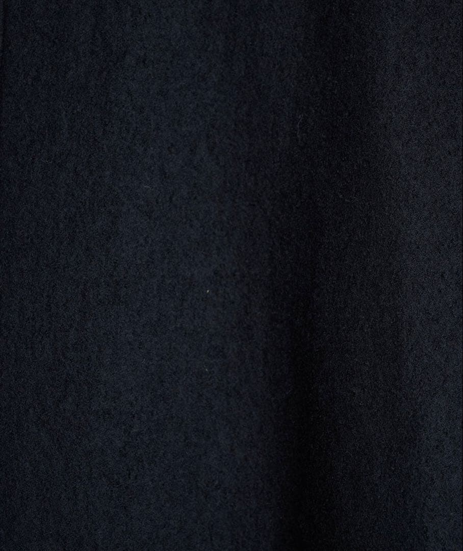 UJOHウジョー 日本製 ウールツイードサイドボタンロングチェスター