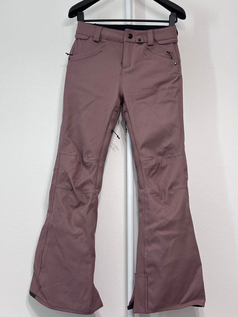 VOLCOM スノーボードパンツ XSサイズ ピンクブラウン