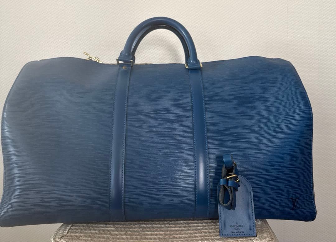 【ルイヴィトン】エピ　ボストンバッグ　青色 ルイ ヴィトン エピ LOUIS VUITTON ルイヴィトン エピ 青 ブルー