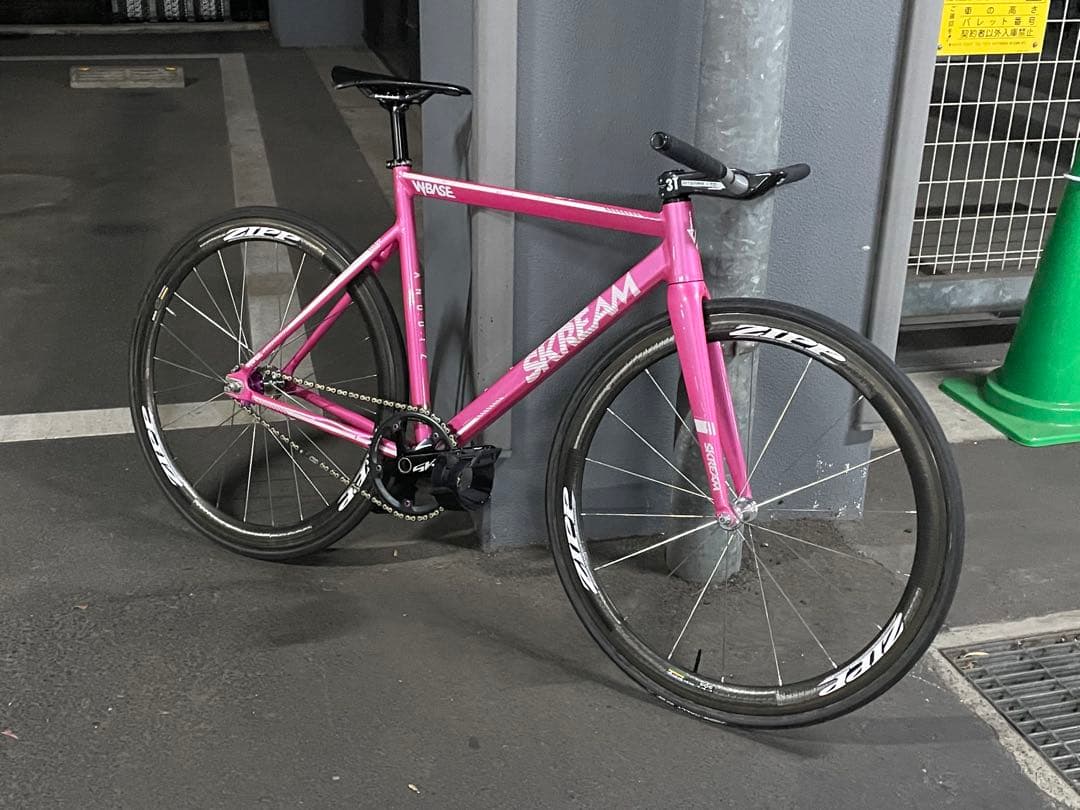 Skream ANODIZ ピストバイク フレーム ピンク フレームセット - メルカリ