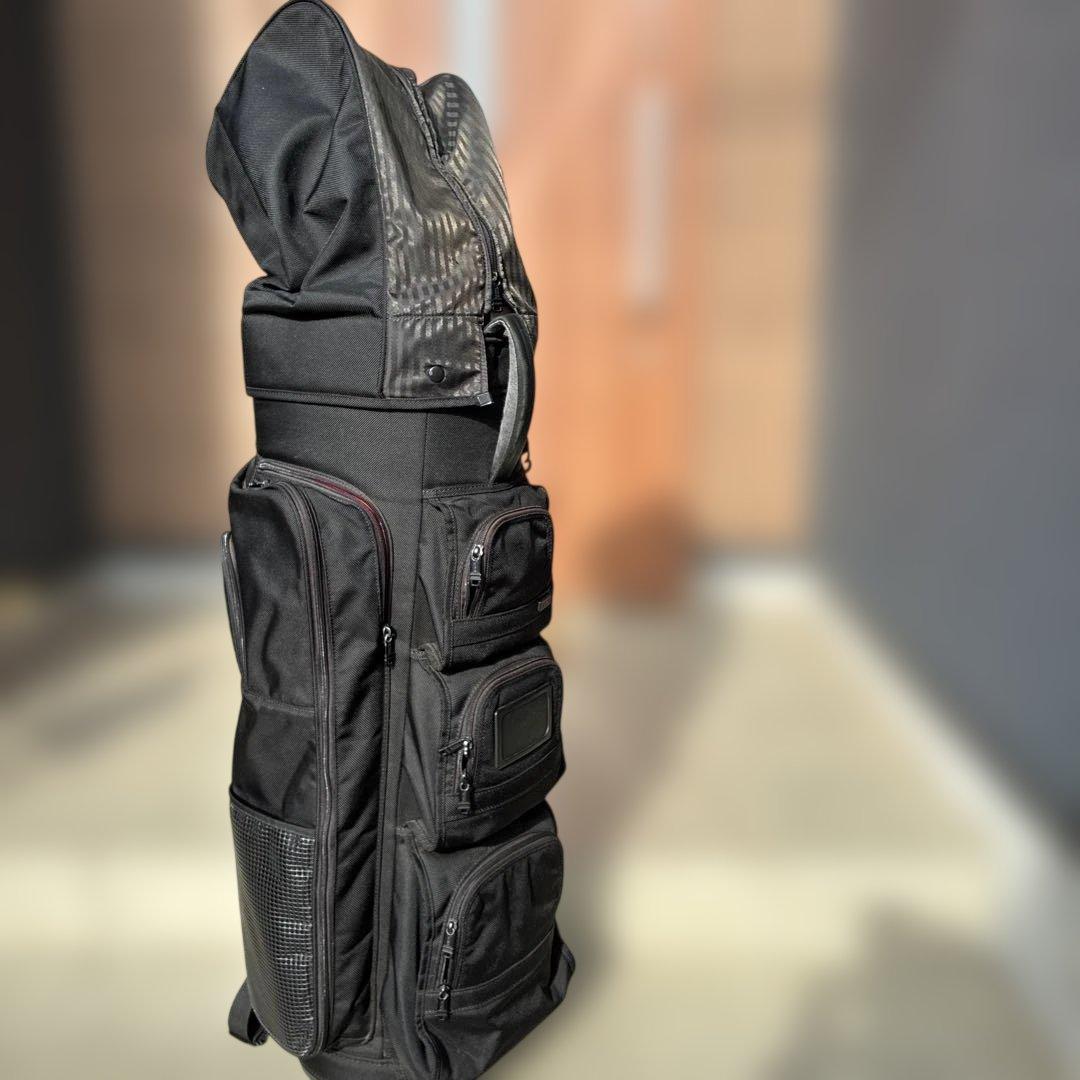 激レア】TUMI ゴルフキャディバッグ 黒 286D3