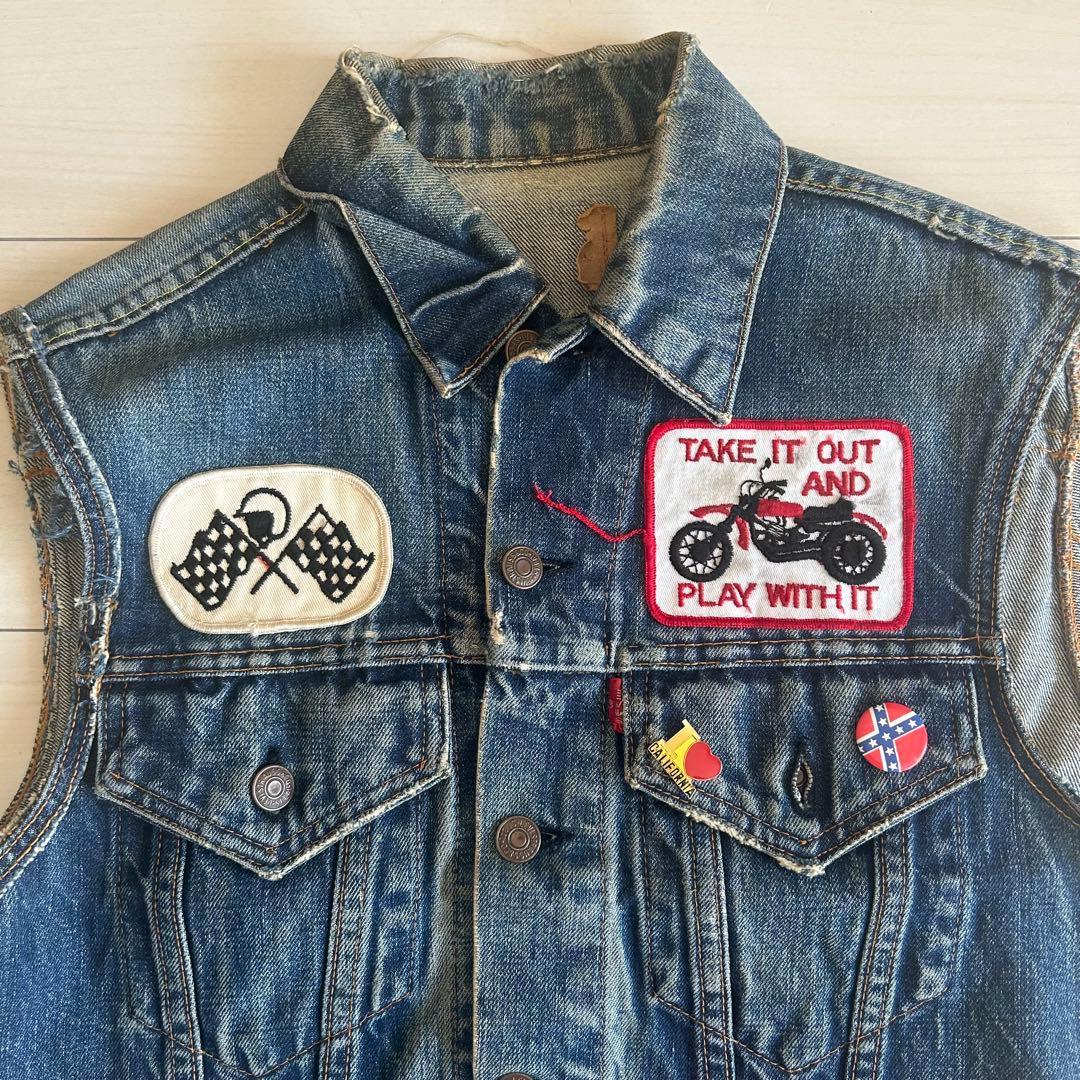 60-70s LEVI´S 70505 bigE カットオフ モトクロス 雰囲気