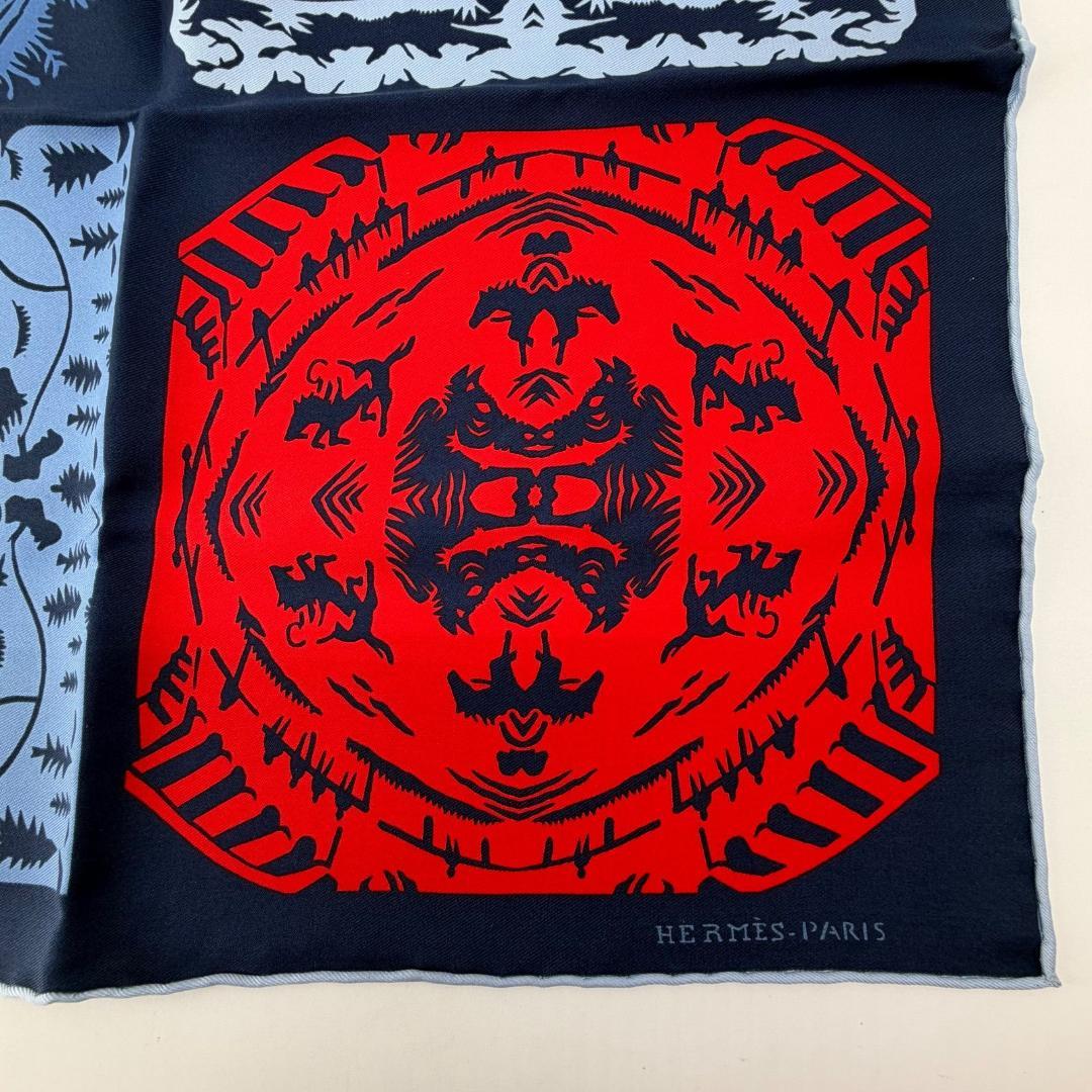 15715✨新品タグ付き✨HERMES カレ40 スカーフ シルク100%