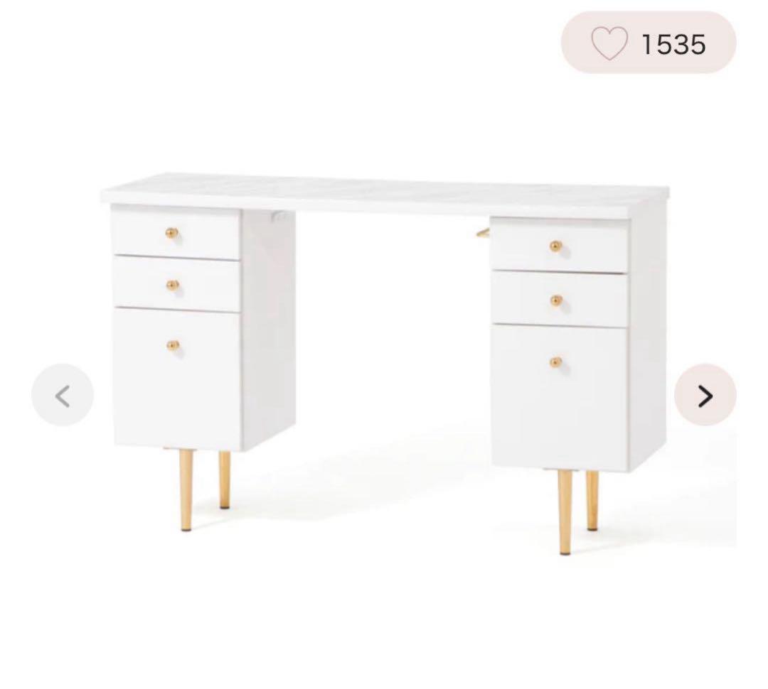 Francfranc エルドラド　コスメデスク　ドレッサー 追加デスク付き 楽天市場】Francfranc フランフラン エルドラド ドレッサー デスク